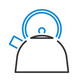 kitchen kettle icon vector image