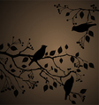 bird background vector image vector image