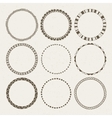 set of nine different frames vector image