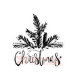 merry christmas vector image