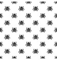 garden beetle bug pattern seamless vector image