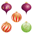 glossy balls vector image