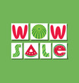summer sale concept vector image