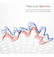 american flag abstract background vector image