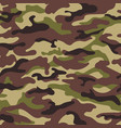 Army camouflage seamless pattern green-brown Vector Image