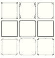 set of frames vector image