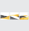 abstract landscape art background with mountain vector image vector image