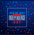 4th of july celebration party background vector image vector image