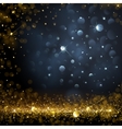christmas bokeh background vector image