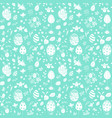 funny happy easter seamless pattern background vector image vector image