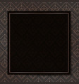 art deco patterned frame vector image