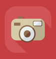 flat modern design with shadow camera icon vector image vector image