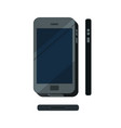 flat mobile phone concept isolated vector image