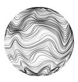 abstract sonic wave ball motion chaos wavy vector image vector image