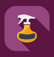flat modern design with shadow icons spray vector image vector image
