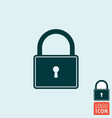 lock icon padlock close symbol vector image