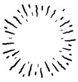 doodle design element starburst vector image