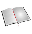 open book vector image vector image