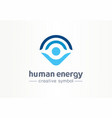 human energy creative symbol medical concept vector image
