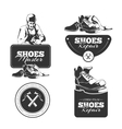 shoes repair vector image vector image