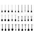 shovels vector image vector image