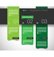 infographic design template with flat vector image vector image