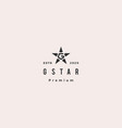 g star diamond logo hipster retro vintage icon vector image