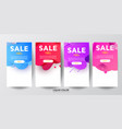 sale banner special offer discounts up to 50 off vector image