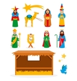 nativity collection vector image
