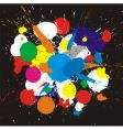 paint splashes background vector image