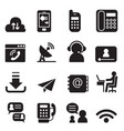 communication technology icons set 2 vector image