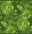 shabby jungle camouflage seamless pattern vector image