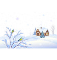 snowing background vector image